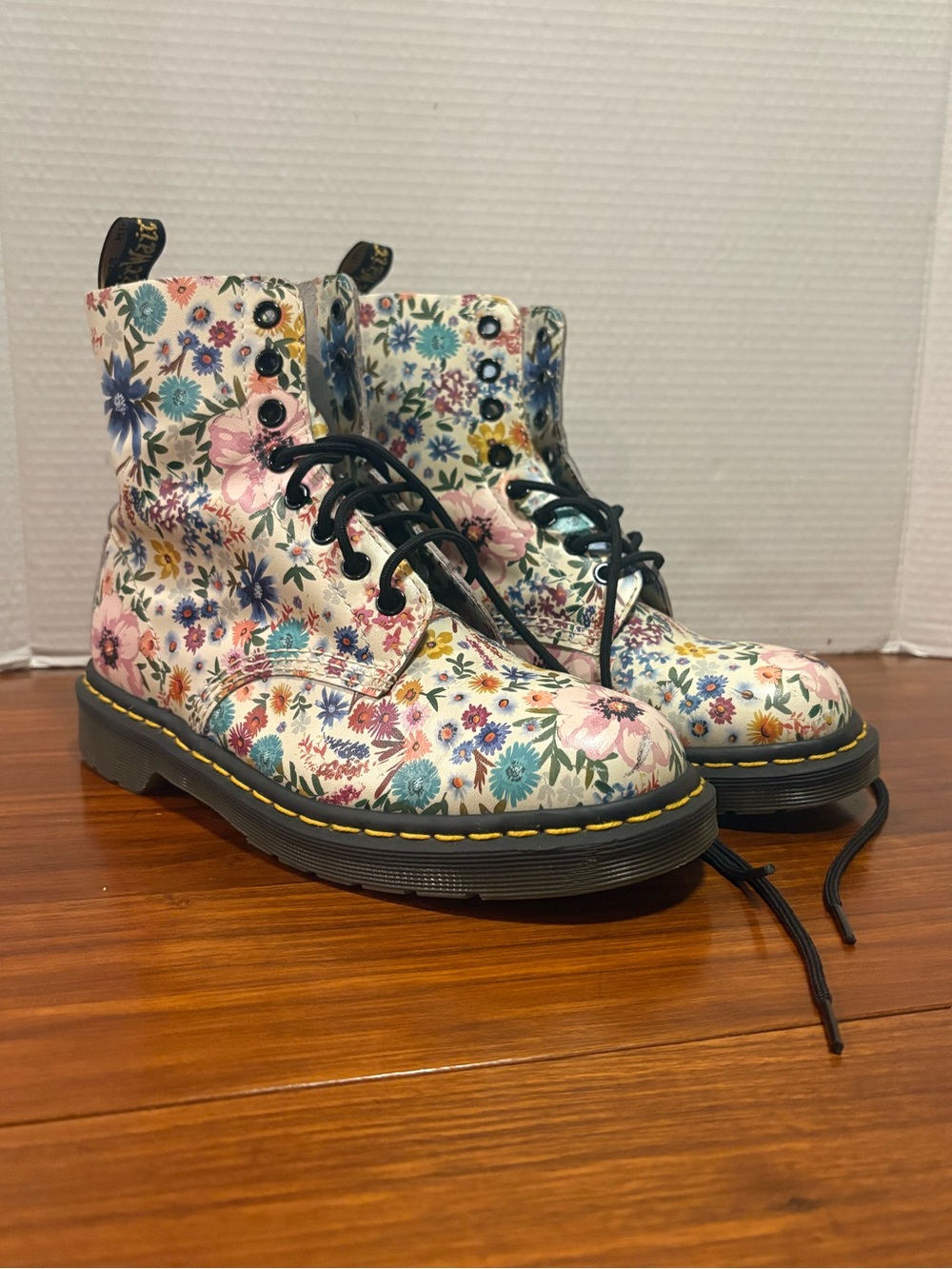 Dr. Martens 1460 Pascal Wanderlust Floral Boots 8